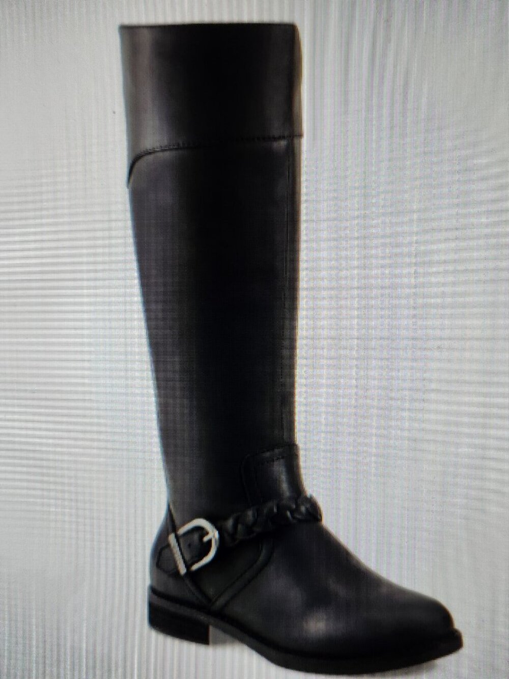 EARTH "Mira" Black Leather Riding Boots. NIB. Size 6M (Regular)
